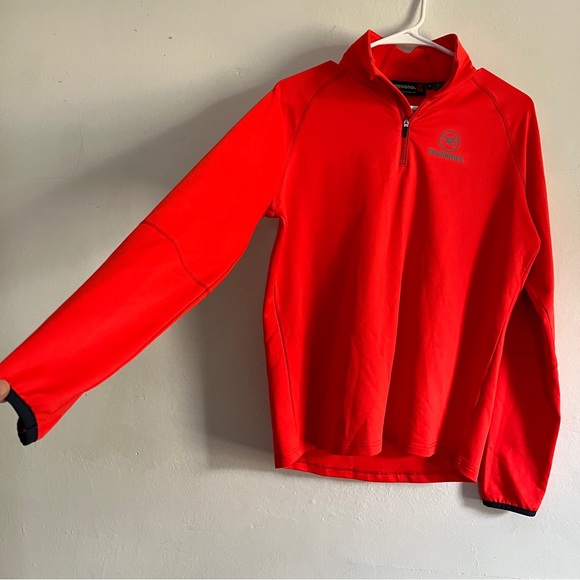 Rossignol | 1/4 Zip Mid Layer Long Sleeve Top | Blaze Red | Size XS men - Picture 2 of 10